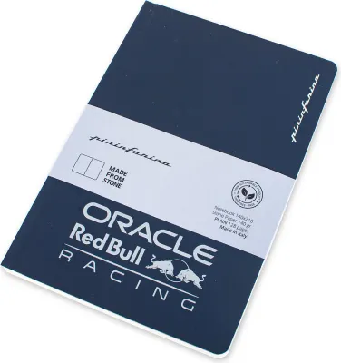 Блокнот Pininfarina Segno, z kamiennego papieru wodoodporny Pininfarina Redbull 128 stron, A5, в линейку