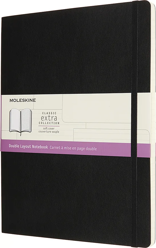 Блокнот Moleskine, XL 192 strony czarny i, B5, в линейку, чёрный
