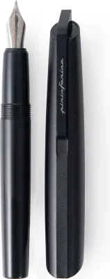 Ручка Pininfarina Segno, Pf Go czarne, перьевая, чёрные чернила, чёрная