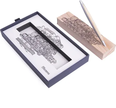 Ручка Pininfarina Segno, Cambiano Box Maserati, шариковая, синие чернила