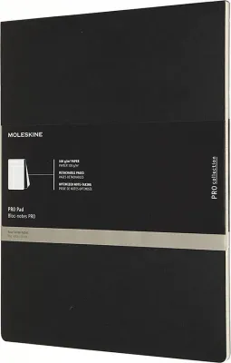 Блокнот Moleskine, reporterski Pro Pad Letter czarny, A4, в линейку, чёрный