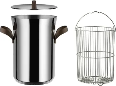 Кастрюля Alessi do szparagow Edo, 4 л, нержавеющая сталь, антипригарное покрытие