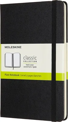 Блокнот Moleskine, Classic M 208 stron, A5, чёрный