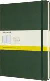 Блокнот Moleskine, Classic XL 192 strony zielen lesna, B5, в клетку, зелёный — фото 1