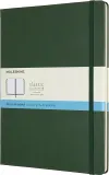 Блокнот Moleskine, Classic XL 192 strony zielen lesna, B5, в точку, зелёный, жёсткая — фото 1