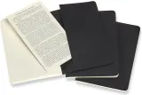 Набор блокнотов Moleskine, Cahier Journals P czarne, A6, в точку, 3 шт., чёрный — фото 3