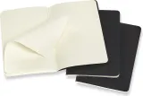 Набор блокнотов Moleskine, Cahier Journals P czarne, A6, в точку, 3 шт., чёрный — фото 4