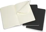 Набор блокнотов Moleskine, Cahier Journals L czarne, A5, в точку, 3 шт., чёрный — фото 3