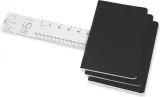 Набор блокнотов Moleskine, Cahier Journals L czarne, A5, в точку, 3 шт., чёрный — фото 5