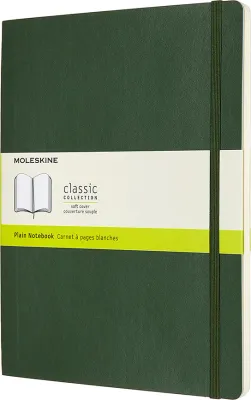 Блокнот Moleskine, Classic XL 192 strony zielen lesna, B5, зелёный, мягкая