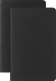 Набор блокнотов Moleskine, Smart Cahier P, A6, в линейку, 2 шт., чёрный — фото 4