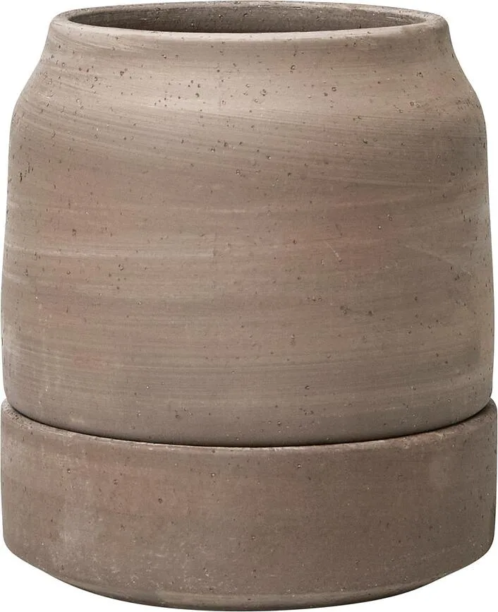 Горшок Bergs Potter samonawadniajaca do ziol Viva, керамика, 14 см, серый