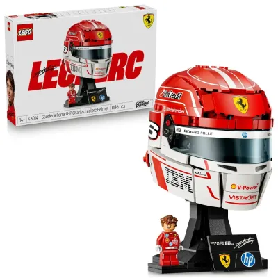 LEGO Editions Sports - Шлем Чарльза Леклерка Scuderia Ferrari HP 43014