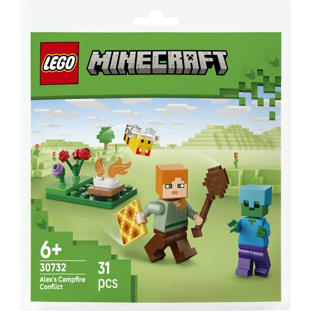 LEGO Minecraft - Схватка Алекс у костра 30732