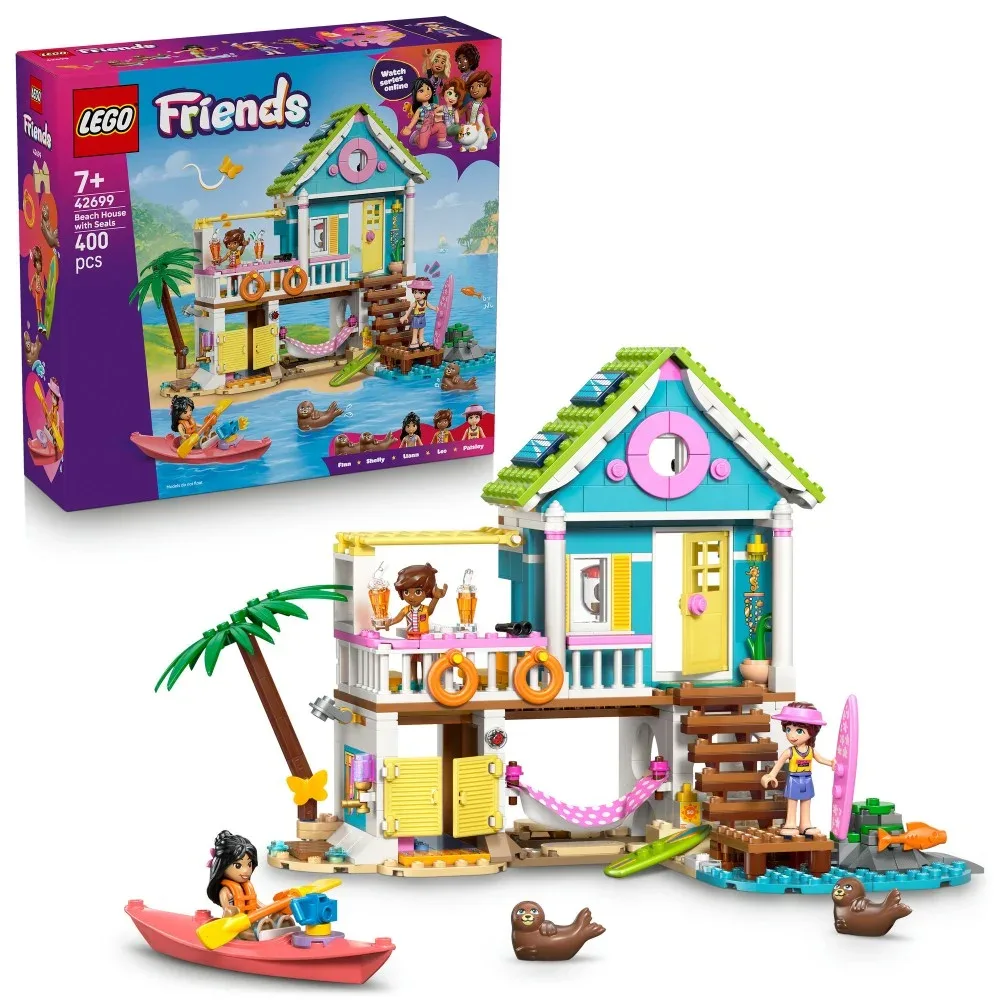 LEGO Friends - Домик на пляже с тюленями 42699