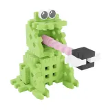 Marioinex - Мини-конструктор Waffle POCKET PETS Жабка 34 шт. 906934 — фото 2