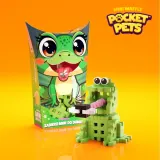 Marioinex - Мини-конструктор Waffle POCKET PETS Жабка 34 шт. 906934 — фото 4