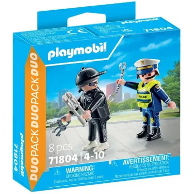 Playmobil - Полицейский и вор 71804