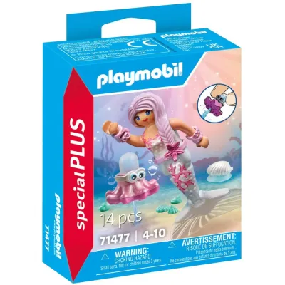 Playmobil - Русалка с восьминогом, брызгающим воду 71477