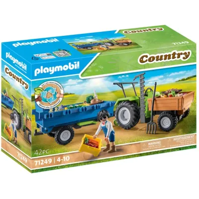 Playmobil - Country Трактор с прицепом 71249