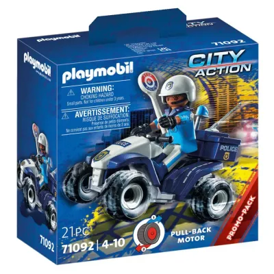 Playmobil - Полицейский квадроцикл 71092