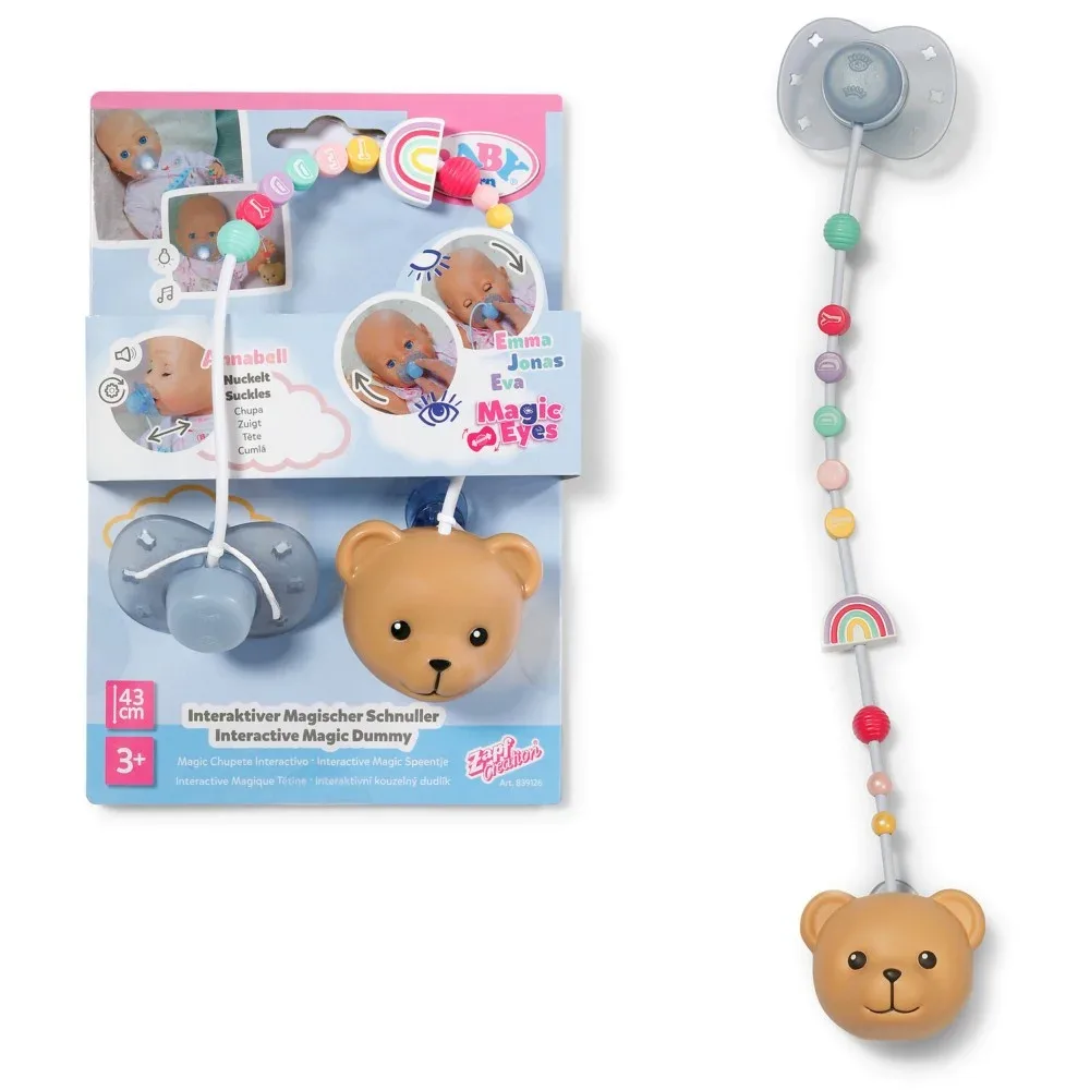 Zapf Creation BABY born - Интерактивный пустышка с светом и звуком Для куклы 43 см 839126