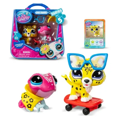 TM Toys Littlest Pet Shop - Два животных WYCZILOWANY I SZYBKI 2-пак LPS01040