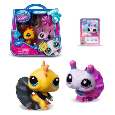 TM Toys Littlest Pet Shop - Два зверюшки СЛОДЗИАК И КОЛЮЧИЙ 2-пак LPS01040