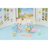 Epoch Sylvanian Families - Детишки Дуэт Набор с фигуркой кролика и котенка 5747 — фото 4