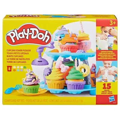 Hasbro Play-Doh - Пластилин ПАТЕРА С КЕКСАМИ + аксессуары G0529
