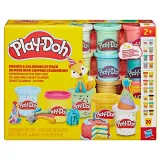 Hasbro Play-Doh - Пластилин ТВОРИ И ПРАЗДНУЙ 20-ПАК Дополнительные тюбики G2467 — фото 1
