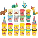 Hasbro Play-Doh - Пластилин ТВОРИ И ПРАЗДНУЙ 20-ПАК Дополнительные тюбики G2467 — фото 2