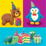 Hasbro Play-Doh - Пластилин ТВОРИ И ПРАЗДНУЙ 20-ПАК Дополнительные тюбики G2467 — фото 6