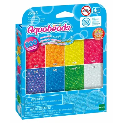 Epoch Aquabeads - Неоновые бусины 800 шт. Дополнительный набор 35143