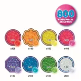 Epoch Aquabeads - Неоновые бусины 800 шт. Дополнительный набор 35143 — фото 3