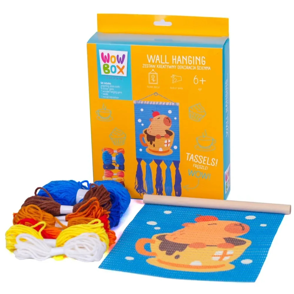 TM Toys WOW BOX - Макраме Капибара в чашке Набор для вышивания WOW0277