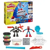 Hasbro Play-Doh Marvel - Битва супергероев + фигурки Человек-паук и Веном F9827 — фото 1