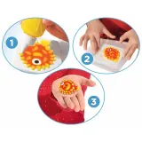 Simba Aqua Gelz - Стартовый креативный набор 4 бутылки геля + 3 формы 6322561 — фото 3