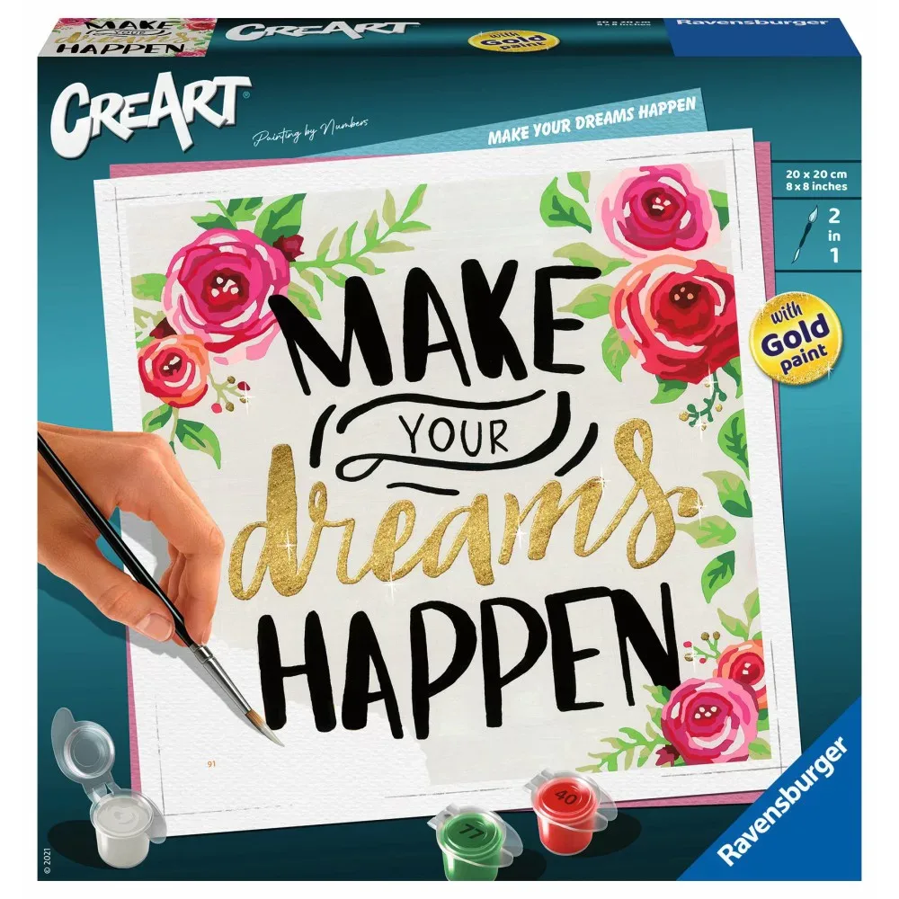 Ravensburger - CreArt Рисование по номерам Сделай свои мечты сбываются 290284