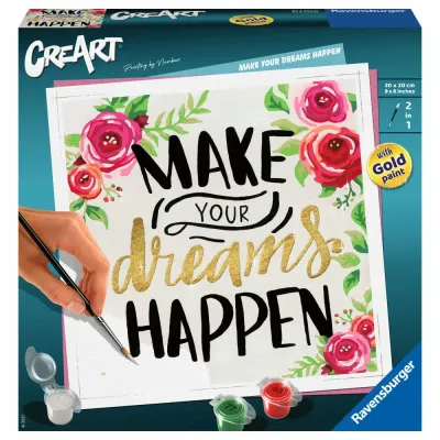 Ravensburger - CreArt Рисование по номерам Сделай свои мечты сбываются 290284
