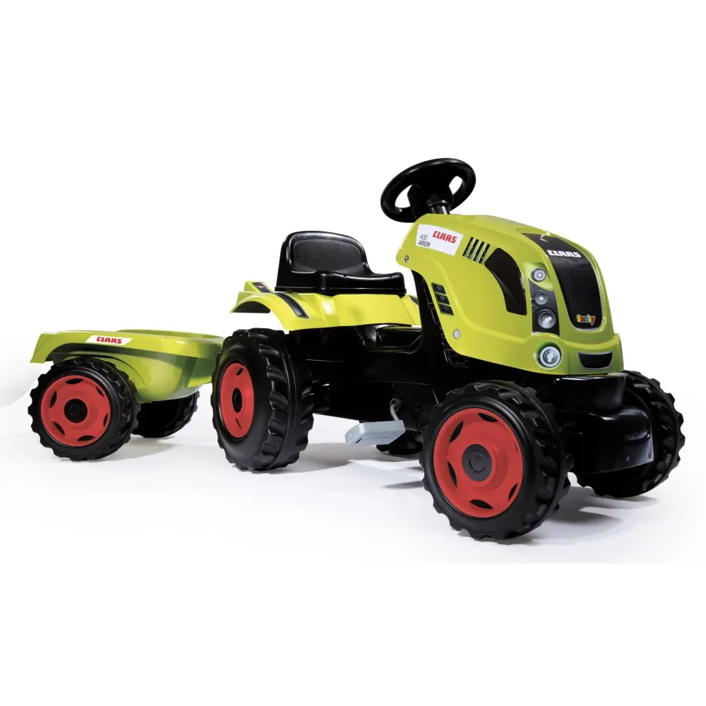Детский педальный трактор Smoby Class Farmer XL с прицепом, арт. 710114