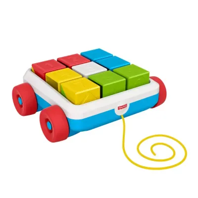 Развивающая игрушка Fisher-Price кубики-каталка на верёвочке, арт. GJW10