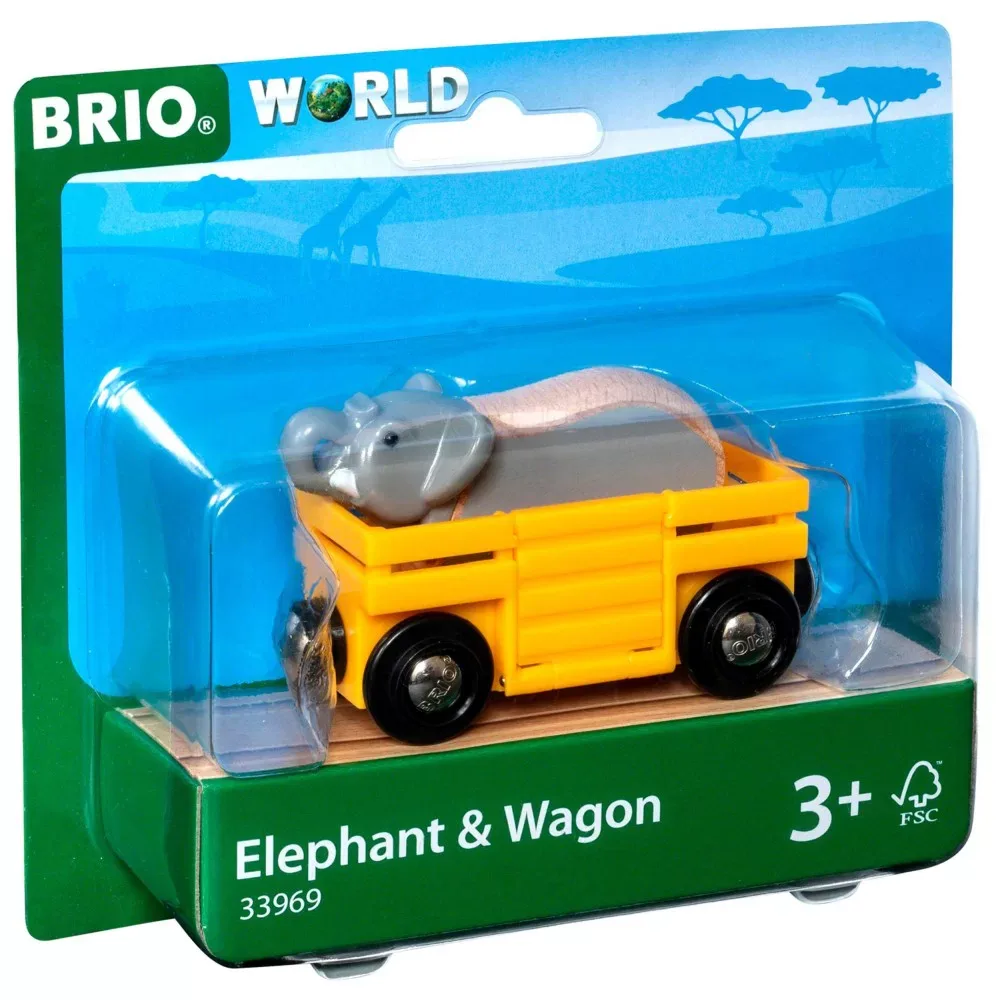 Brio — слон в вагончике 33969