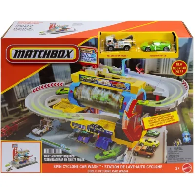 Mattel Matchbox — автомойка Turbo Cyklon с машинкой JGB68