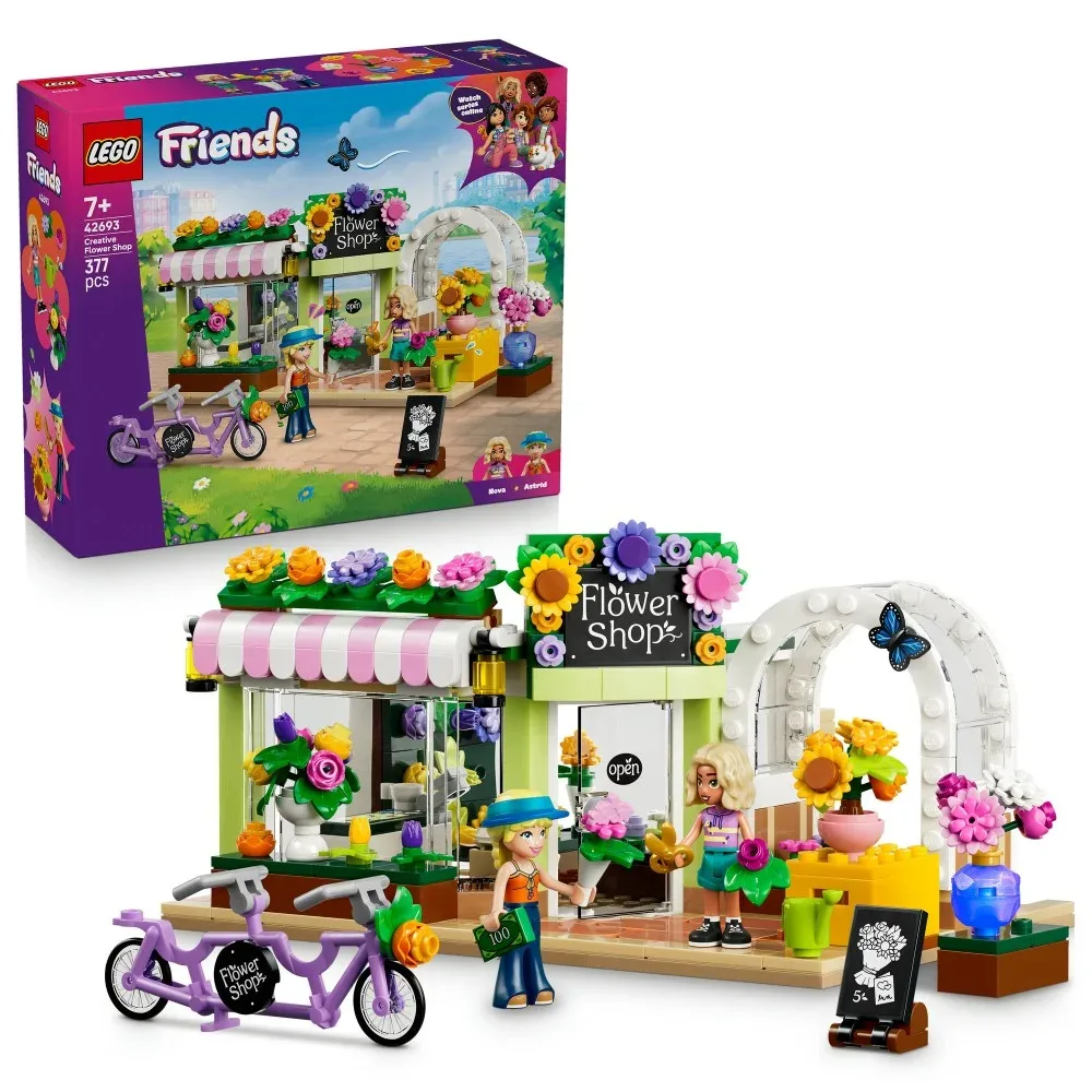 LEGO Friends — креативный цветочный магазин 42693