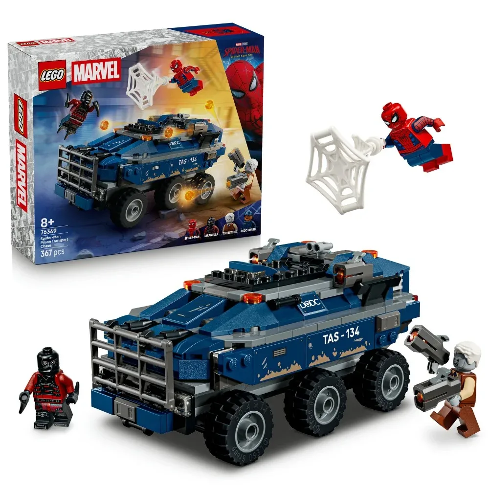 LEGO Marvel Super Heroes — погоня Человека-Паука за тюремным фургоном 76349