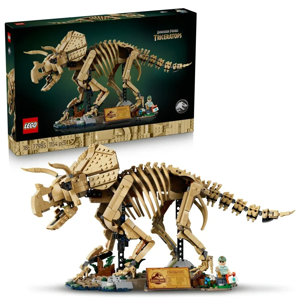 LEGO Jurassic World — Скелеты динозавров: трицератопс 77985
