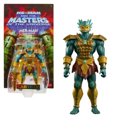 Mattel Фигурка Мер-Мен 14 см (Cartoon Collection) Властелины вселенной JHK02
