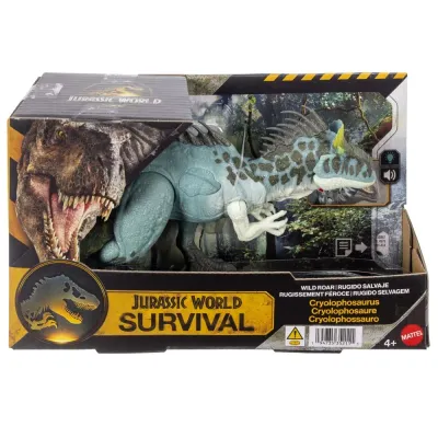 Mattel Динозавр Криолофозавр 31 см со светом и звуком Мир Юрского периода JKL80