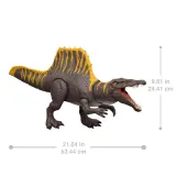 Mattel Jurassic World — большой динозавр Спинозавр 53 см со звуком и подвижным хвостом JGB57 — фото 6